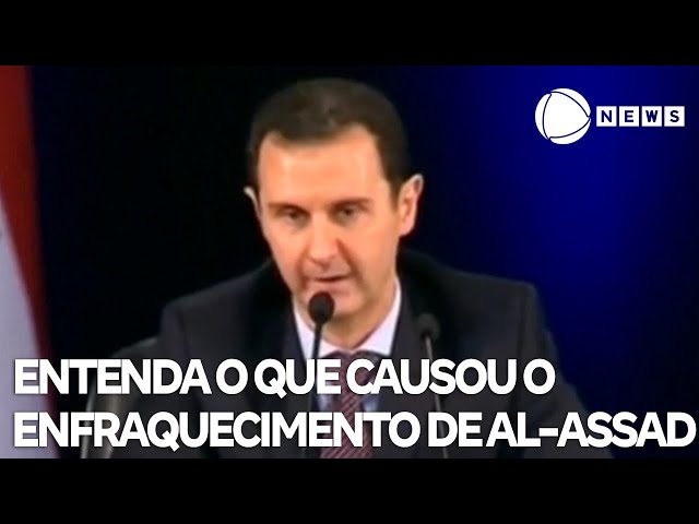 ⁣Entenda o que causou o enfraquecimento de Bashar al-Assad na presidência da Síria