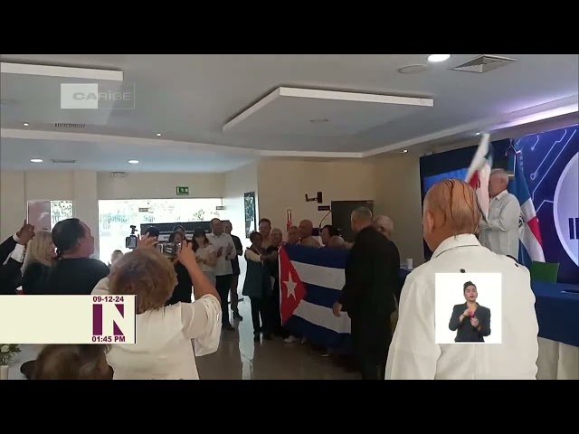 ⁣En República Dominicana Foro de solidaridad con Cuba