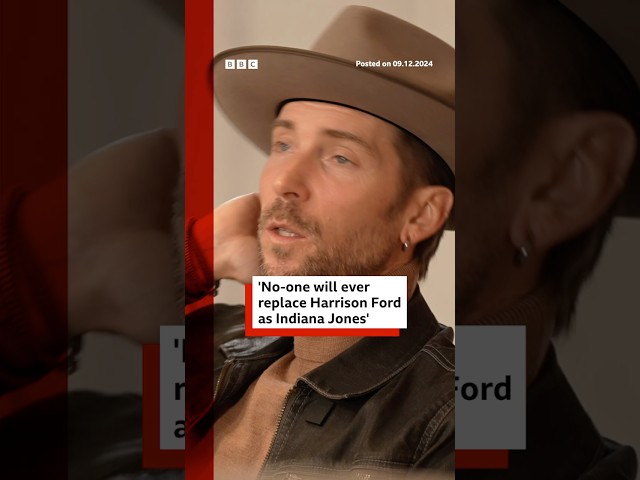 ⁣Troy Baker says 'no-one will ever replace Harrison Ford as Indiana Jones'. #BBCNews