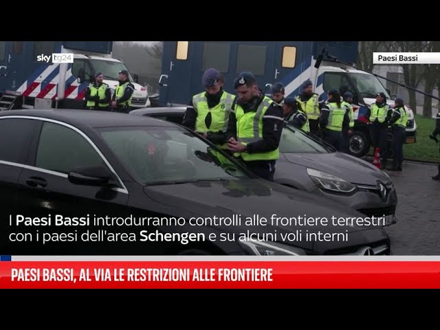 ⁣Paesi Bassi, controlli per combattere immigrati irregolari