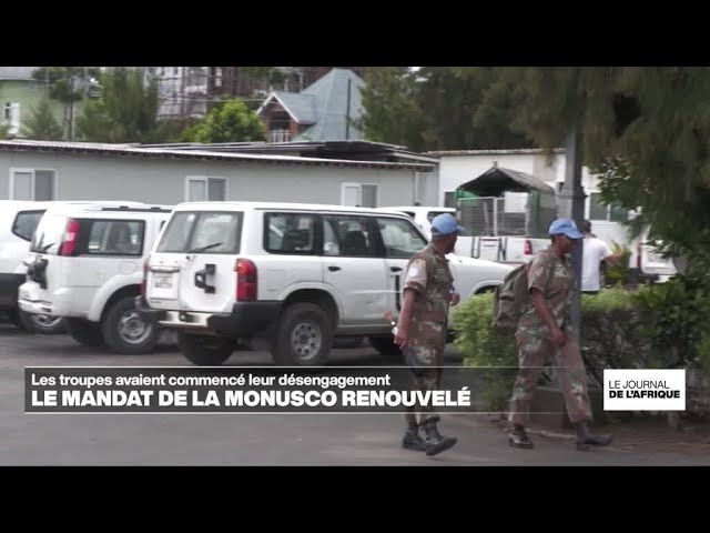 ⁣République démocratique du Congo : le mandat de la MONUSCO renouvelé • FRANCE 24