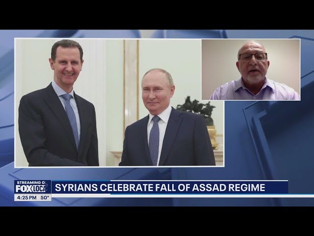 ⁣Syrians celebrate fall of Assad Regime