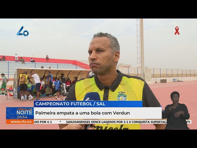 ⁣Campeonato Futebol do Sal: Palmeira empata a uma bola com Verdun