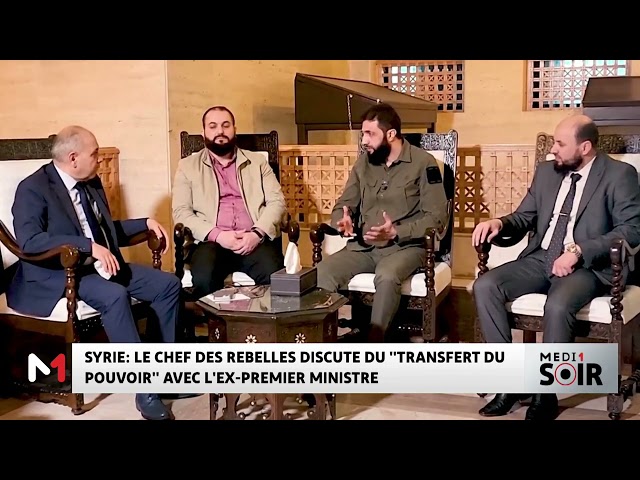 ⁣Syrie: le chef des rebelles discute du "transfert du pouvoir" avec l'ex-premier minis