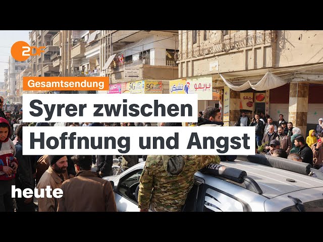 ⁣heute 19:00 Uhr vom 09.12.24 Syrien im Umbruch, Treffen in Kiew, Die Linke stellt Wahlprogramm