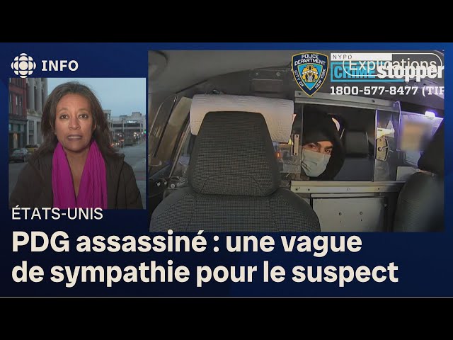 ⁣PDG assassiné à New York : un suspect de 26 ans arrêté