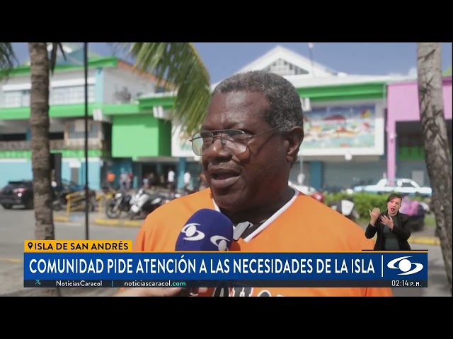 ⁣Comunidad de San Andrés pide atención a las necesidades de la isla