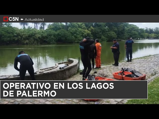 ⁣LAGOS de PALERMO: un HOMBRE se metió a NADAR y DESAPARECIÓ