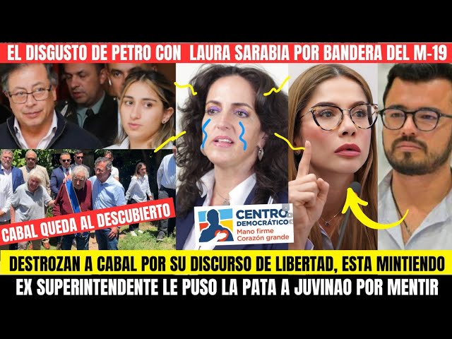 ⁣LA DISCUSIÓN DE PETRO CON LAURA SARABIA. CABAL AL DESCUBIERTO LE DESTAPAN. JUVINAO CALLA POR LEAL