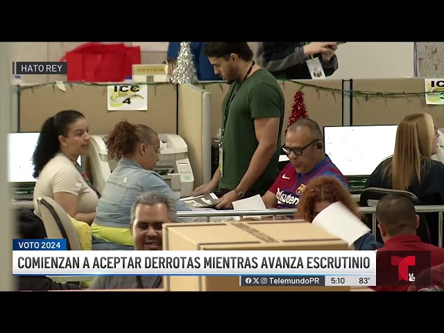 ⁣Comienzan a aceptar derrotas mientras avanza el escrutinio