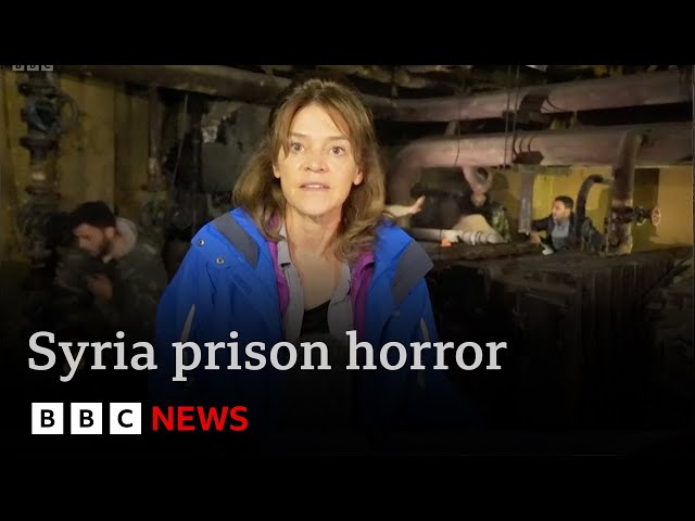 ⁣Syria frontline: inside Assad’s notorious jail of torture and execution | BBC News