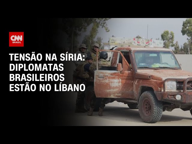 ⁣Tensão na Síria: Diplomatas brasileiros estão no Líbano | CNN PRIME TIME