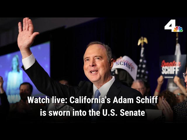 ⁣Watch live: California's Adam Schiff is sworn into the U.S. Senate