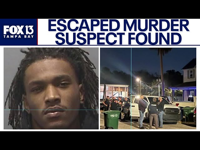 ⁣Teen murder suspect found after escaping from detention center