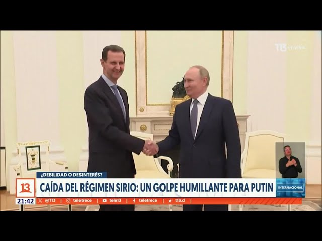 ⁣Caída del régimen sirio: un golpe humillante para Putin