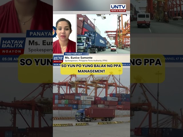 ⁣PPA, magtataas ng storage fee sa mga overstaying na mga container sa pantalan