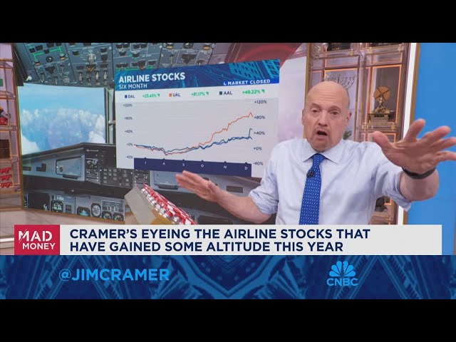 ⁣Airlines make better trades than investments, says Jim Cramer