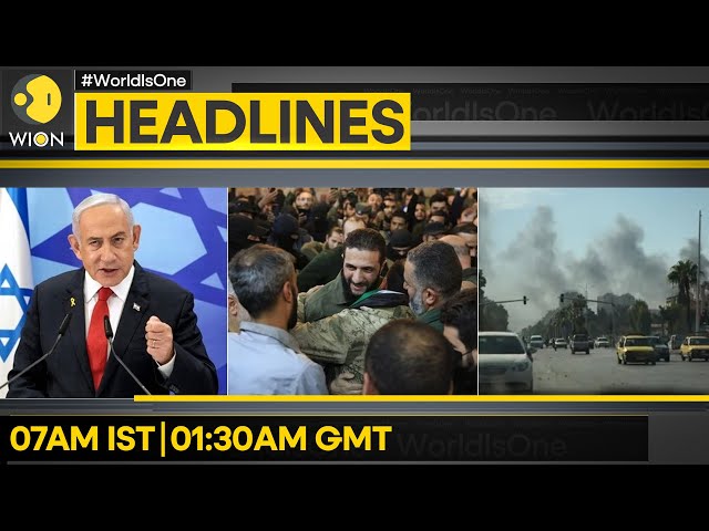 ⁣Over 100 Israeli Airstrikes On Syria | Rebel Leader Discuses Transfer Of Power | WION Headlines