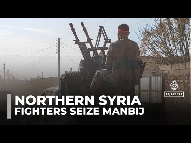 ⁣Turkish-backed rebels seized control of Syria’s northern city of Manbij