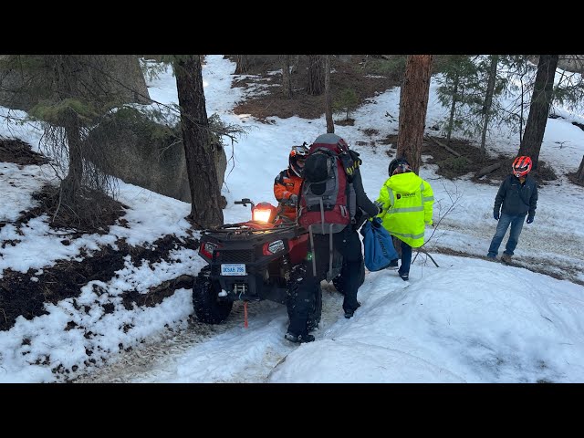 ⁣After Colorado boy gets lost while riding ATV, rescue crews use drone to drop him supplies