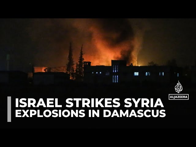 ⁣Israel bombards Syria as opposition seeks to form a new government