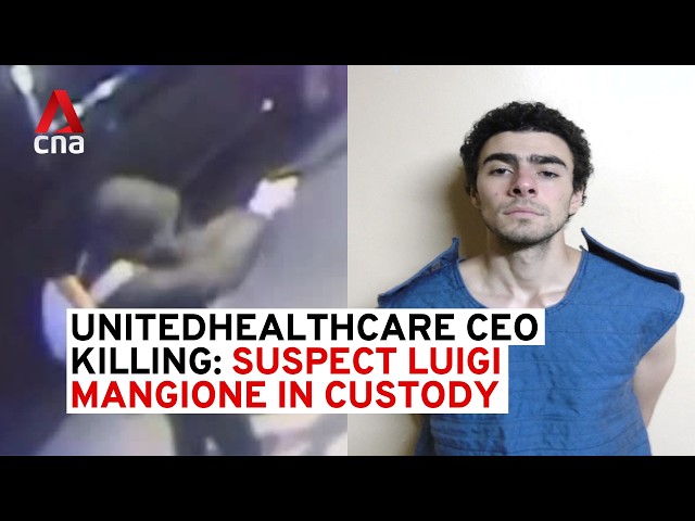 ⁣UnitedHealthcare CEO killing: Suspect Luigi Mangione in custody