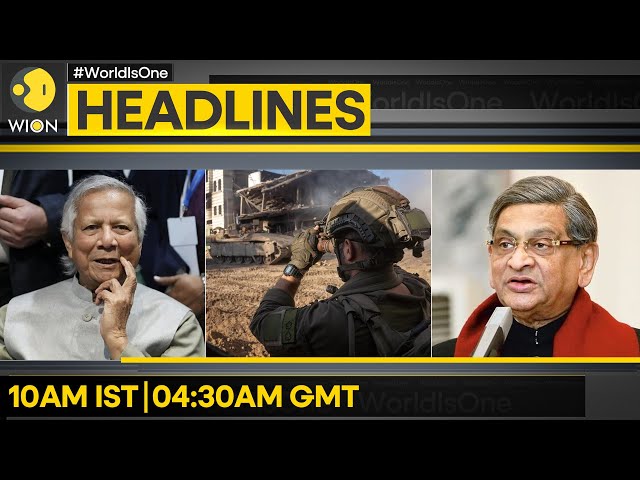 ⁣India: Ex EAM SM Krishna Dies At 92 | Biden Talks Syria With Jordan's King | WION Headlines