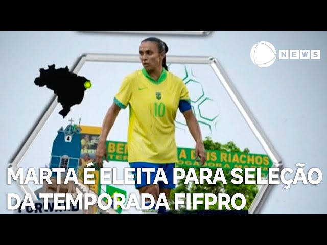 ⁣Marta é escolhida para seleção mundial feminina de 2024 da FifPro