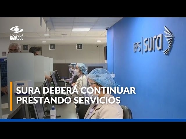 ⁣Superintendencia de Salud rechazó retiro voluntario de EPS Sura