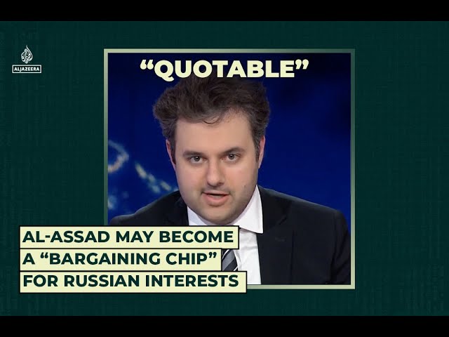 ⁣Al-Assad may become a “bargaining chip” for Russian interests