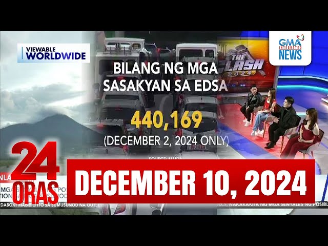 ⁣24 Oras Express: December 10 2024 [HD]