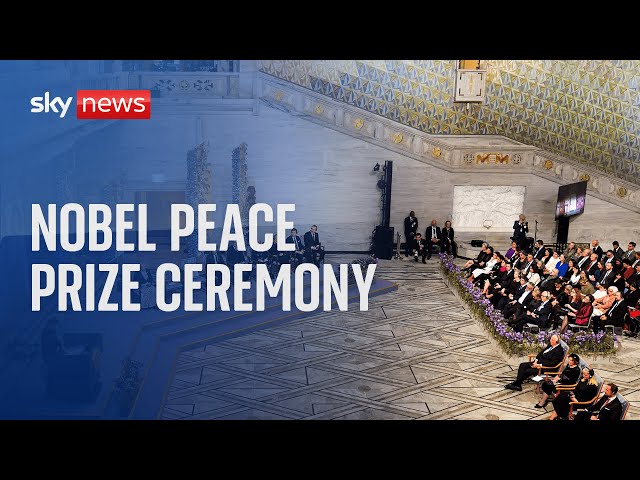 ⁣Watch: The Nobel Peace Prize ceremony in Norway