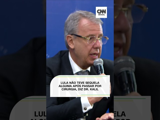 ⁣Lula não teve sequela alguma após passar por cirurgia, diz Dr. Kalil #Shorts