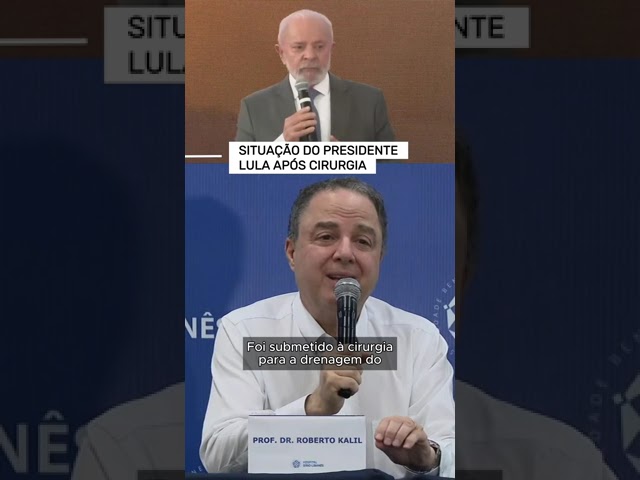 ⁣Lula está estável, conversa normalmente e se alimenta, diz médico Roberto Kalil #shorts