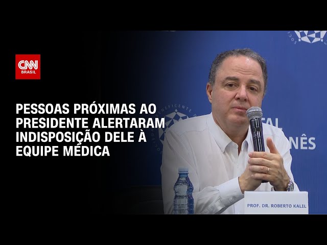 ⁣Pessoas próximas ao presidente alertaram indisposição dele à equipe médica | LIVE CNN