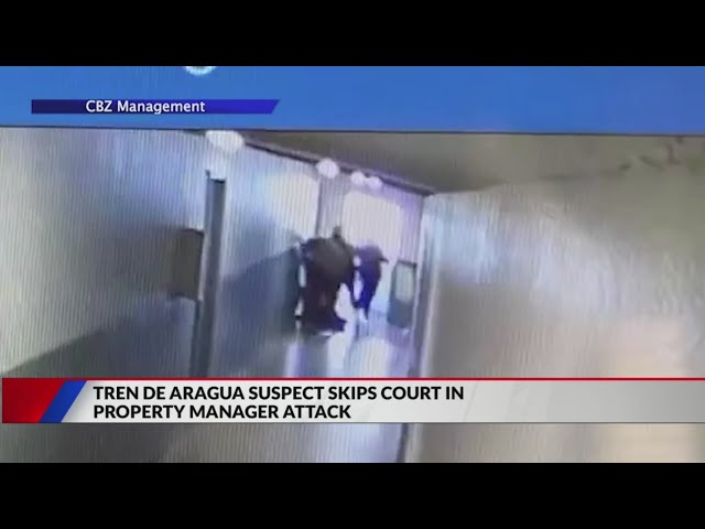 ⁣Suspected Tren de Aragua member skips court hearing