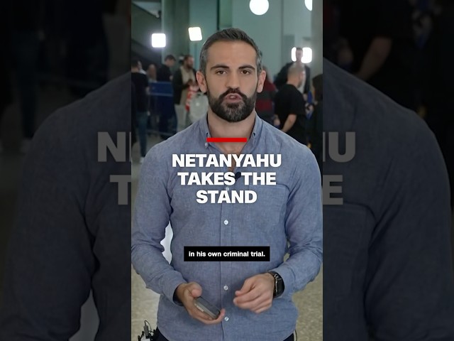 ⁣Netanyahu takes the stand