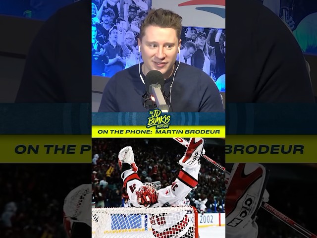 ⁣Martin Brodeur’s Gold Medal Moment 