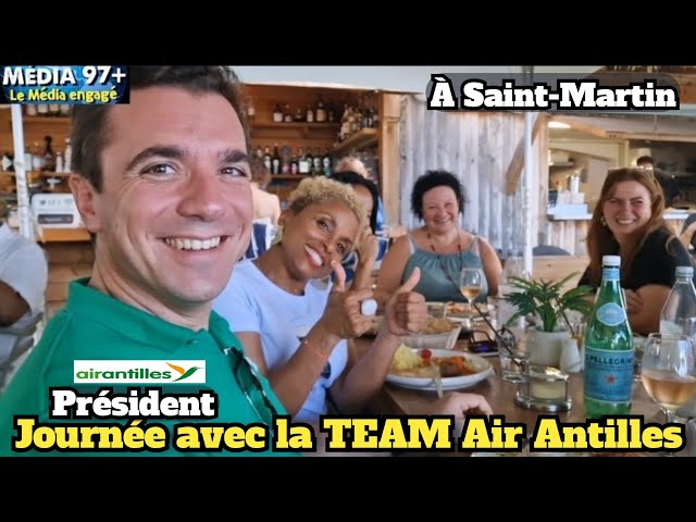 ⁣VLOG avec la TEAM Air Antilles à Saint-Martin - Le 09/12/2024.