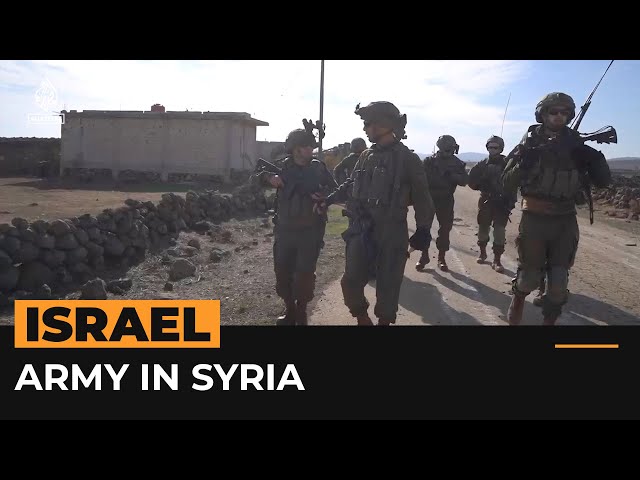 ⁣Israeli army moves into Syria amid political chaos | Al Jazeera Newsfeed