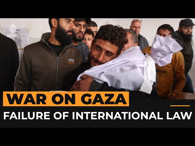 ⁣Experts: International law has failed Gaza | Al Jazeera Newsfeed