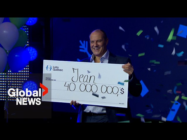 ⁣Quebec man wins $40M lottery, treats co-workers with pizza lunch as farewell