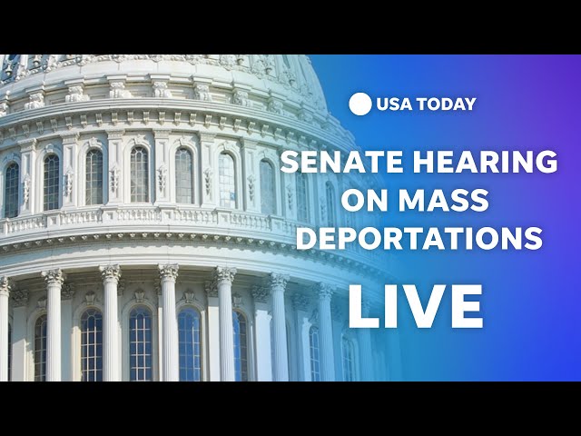 ⁣Senate Judiciary Committee holds hearing on effects of mass deportations