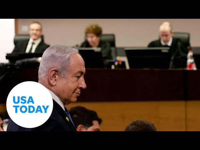 ⁣Benjamin Netanyahu testifies in his corruption trial | USA TODAY