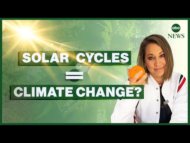 ⁣What are solar cycles and do they change our climate? Ginger Zee explains