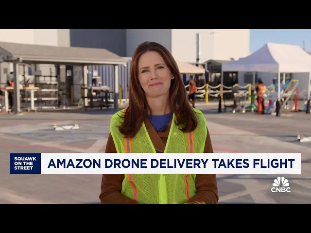 ⁣Amazon's drone delivery program takes flight