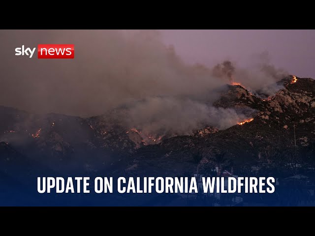 ⁣Franklin Fire: Los Angeles fire department holds news conference on the fire threatening Malibu