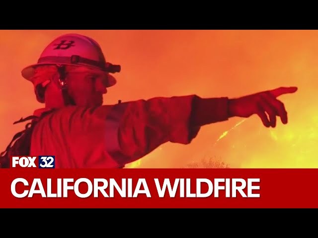 ⁣Wildfire quickly rages across Malibu, California, impacting hundreds of people