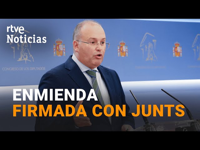 ⁣PP y JUNTS PACTAN una enmienda para SUSPENDER el IMPUESTO sobre la producción ELÉCRICA | RTVE