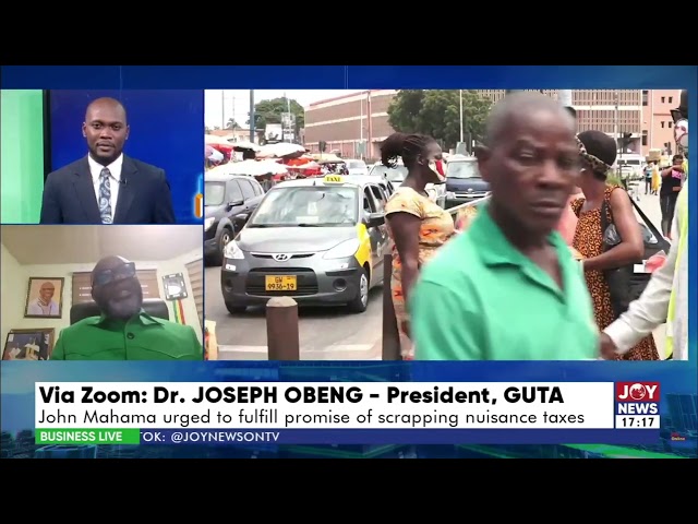 ⁣John Mahama urged to fulfil promise of scrapping nuisance taxes | Business Live (10-12-24)